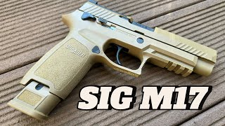 Review SigAir Proforce M17 P320 Airsoft Pistole  4K HDR [upl. by Greta]