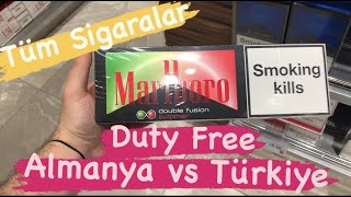 Duty Free Sigara Fiyatları ALMANYA VS TÜRKİYE [upl. by Gina]