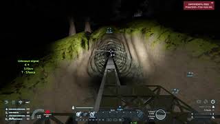 Space Engineers Underground Mining Rail RailsInSpaceEngineers [upl. by Nuahsyd]