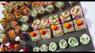 10 canapés apéritifs Apéro Dinatoire Avec Variétés De canapés Salés et verrine ممللحات بالعربية [upl. by Aliuqaj]