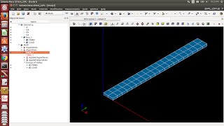 CalculiX  Harmonic analysis [upl. by Ocsicnarf]