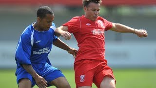 Wembley FC 32 Langford FC  The FA Cup Extra Preliminary Round 110812 [upl. by Leivad]