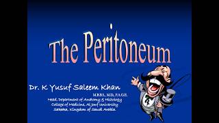 Anatomy of the PERITONEUM  Dr Yusuf [upl. by Haynes]