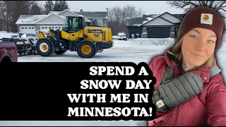 WINTER STORM in MINNESOTA  Snow Day  Menards  Minnesota vlog  Travel Vlog  Rochester MN [upl. by Econah573]