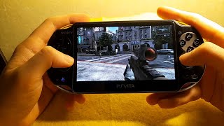 Modern Combat 3 Fallen Nation port gameplay on Sony PS Vita Playstation Vita 365 Henkaku Enso [upl. by Noirad]