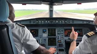 Cockpit View Take Off A330 [upl. by Diego658]