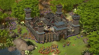 Stronghold Warlords  DEMO Gameplay [upl. by Ahsiei]