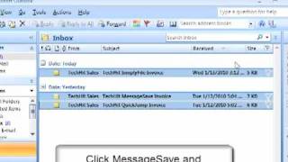 How to save and archive Outlook email messages [upl. by Artus]