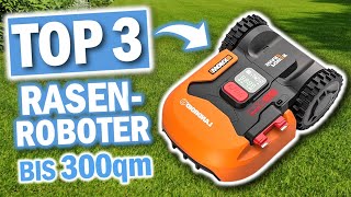 Beste RASEN MÄHROBOTER bis 300qm  Top 3 300qm Mähroboter [upl. by Yerrok]