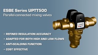 New release ESBE Series UPTT500 – Thermostatic mixing valve unit [upl. by Wirth]