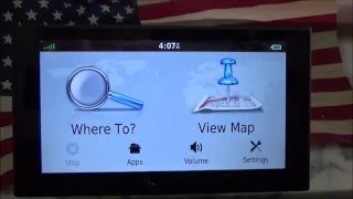 Garmin Nuvi 2689LMT Map and Vehicle Settings [upl. by Raquel]