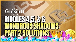 Wondrous Shadows Part 2 4th 5th amp 6th Lantern Riddle Solutions  Puzzle Guide [upl. by Tergram278]