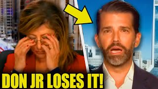 Fox Host Visibly Disturbed As Don Jr LOSES ALL CONTROL [upl. by Ashwin214]