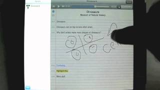 Using Audionote for Multimedia Notetaking  An iPad Mini Tutorial [upl. by Favata]