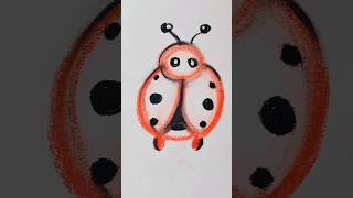 Kathu mela vibe 😜 How to draw lady bug kathumela ladybug howtodraw [upl. by Yelik948]