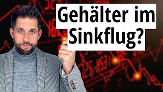 Gehälter am Markt sinken Schlechte Karten bei Gehaltsverhandlung [upl. by Sirdna]