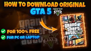 How to Download GTA 5 on PC amp Laptop  Install GTA V [upl. by Schwartz257]