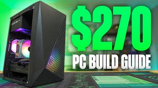 EASY 270 Gaming PC Build Guide  Step by Step [upl. by Eeramit]