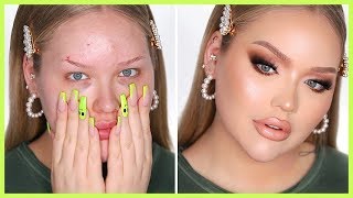 FULL FACE OF FLAWLESS InDepth Makeup Tutorial  NikkieTutorials [upl. by Alyakem235]