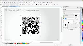 CorelDRAW® Graphics Suite X7  New QR code generator [upl. by Entsirhc]