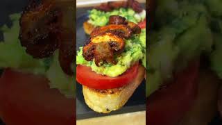 Creamy savoury smashed avocado toast with proteinpacked beans and fresh herbs  Save this recipe f [upl. by Wilbert]