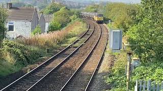 Bitumen Tanker Freight Train 6E43 Ribble Rail Preston To Haverton Class 56 Diesel 56094 Accrington [upl. by Je]