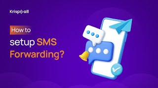 How to SETUP SMS Forwarding in KrispCall [upl. by Acilef]