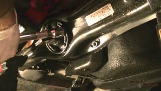 Replacing Trailing Arm Bushings on a Honda No Special Tool [upl. by Neyut343]