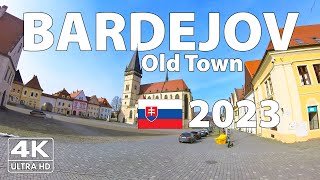 Bardejov Slovakia Walking Tour ☀️ 4K Ultra HD – With Captions [upl. by Kravits589]