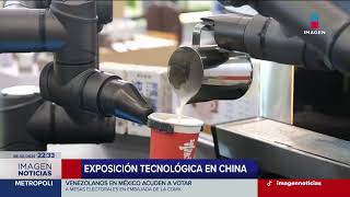 Realizan exposición de robots humanoides en China [upl. by Pretrice613]