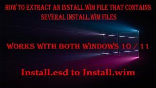 How to get Windows 11 Pro from the installwim file [upl. by Phil251]