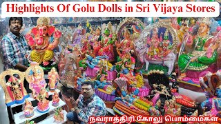 Highlights of Navaratri Golu Dolls in Sri Vijaya Stores நவராத்திரி கொலு பொம்மைகள்  DampD [upl. by Hube]