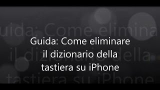 Guida Come eliminare i suggerimenti della tastiera su iPhone [upl. by Acisseg]