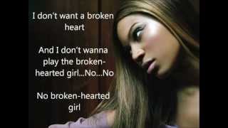 Lyrics Beyoncé  Broken hearted girl [upl. by Robinson]