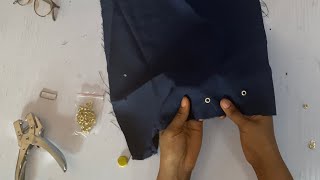 Eyelets Tutorial How to Fix Eyelets on dress [upl. by Ydnelg319]