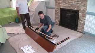 Installing a Pearl Mantels Shelf [upl. by Eednak]