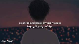 Finneas  Break My Heart Again Lyrics مترجمة [upl. by Chavez]