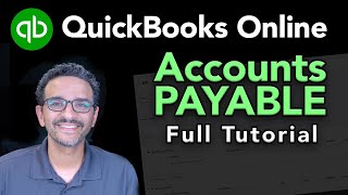 QuickBooks Online EnteringPaying Vendor Bills Accounts Payable [upl. by Stefan]