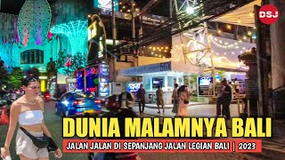 Wow Di Sini Paling Ramai Kalau Malam Hari Situasi Legian Bali Malam Hari [upl. by Kevan]