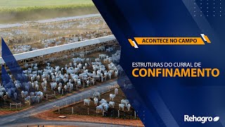 Como são as ESTRUTURAS DE UM CURRAL de confinamento de gado de corte  Acontece no campo [upl. by Royo]