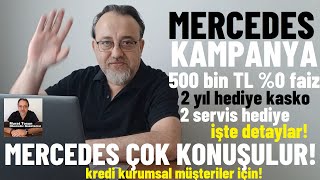 Mercedes kampanya yaptı çıtayı yükseltti Bu kampanya çok konuşulur Mercedes kampanya indirim [upl. by Netram]