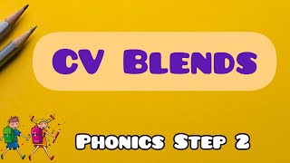 Phonics level 2  CV blends song  Two letter blends song [upl. by Harwill]