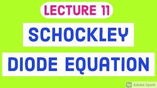 Schokley Diode Equation for Power Diode  Power Diode Characteristics SchokleyDiodeEquation [upl. by Denys126]