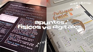 ¿Apuntes a Mano o Apuntes Digitales 📝 organización escolar [upl. by Mabelle]