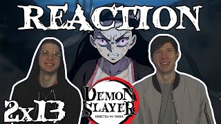 Demon Slayer 2x13 quotLayered Memoriesquot Entertainment District REACTION [upl. by Estel]