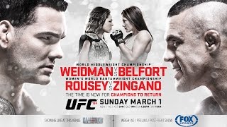 UFC 187 Weidman vs Belfort preview [upl. by Anneiv266]