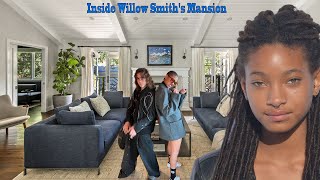 Inside Willow Smiths Mansion  Partner Car Collection Net Worth 2024 and more [upl. by Lechner]