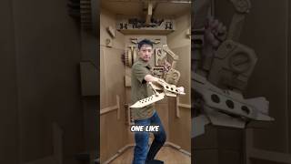 This Guy Makes Cool Cardboard Weapons [upl. by Ellimac]