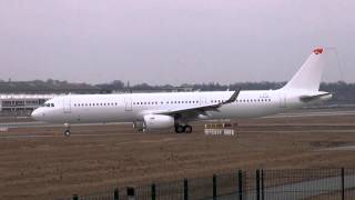 Testflight Airbus A 321 with Sharklets  RTO and Take off [upl. by Latouche]