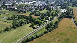 Kiebitzacker  Ammertal 9Juli 2024 \ 2 Mit Zoom und Ostschwenk nach Tübingen DJI Mini2 4K [upl. by Otiv]